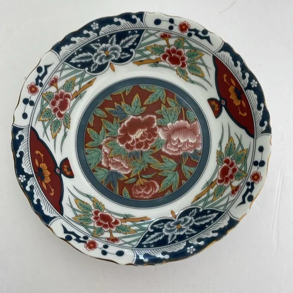 GUMP’S KIKU bowls set of 3 7.5” Dinnerware